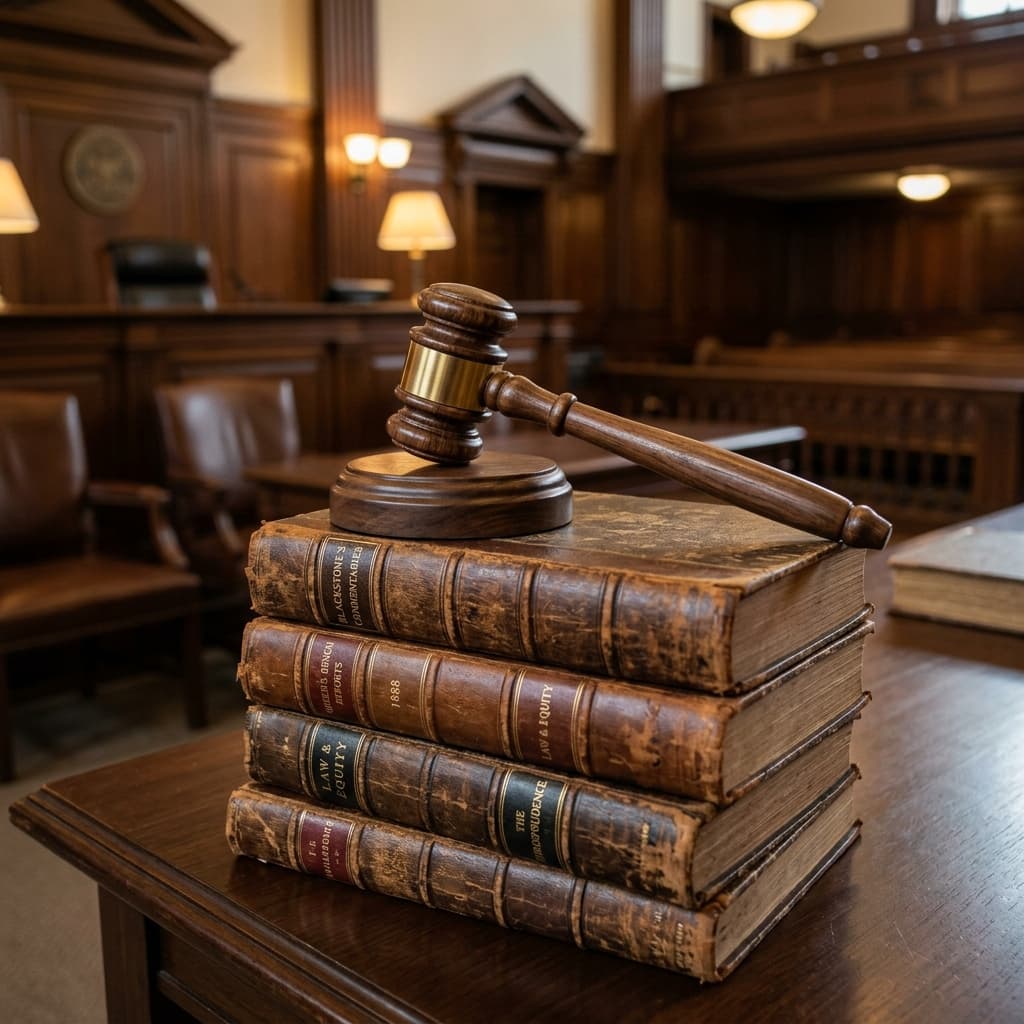 Gavel and Books